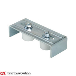 Platňa Combi Arialdo, 2 vodiace nylon. kolieska 35x30mm Platňa Combi Arialdo, 2 vodiace nylon. kolieska 35x30mm